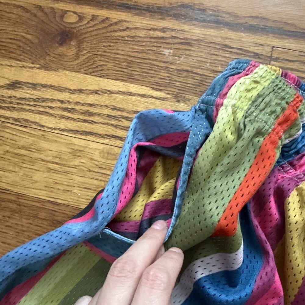 Eric Emmanuel Basic Mesh Shorts "Multi Stripe" Si… - image 6